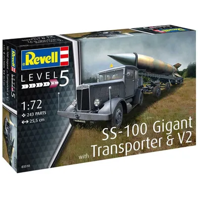 SS-100 Gigant w/Transporter & V2 Rocket 1/72 by Revell