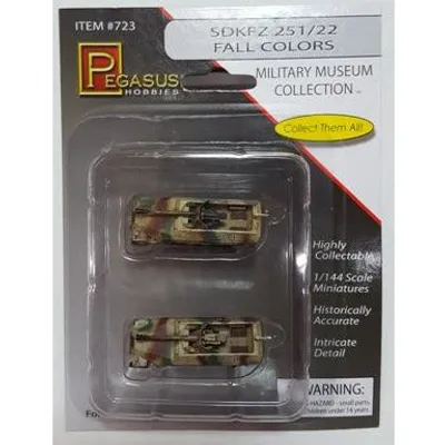 Military Miniatures SDKFZ 251/22 Fall Colours 1/144 #723 by Pegasus