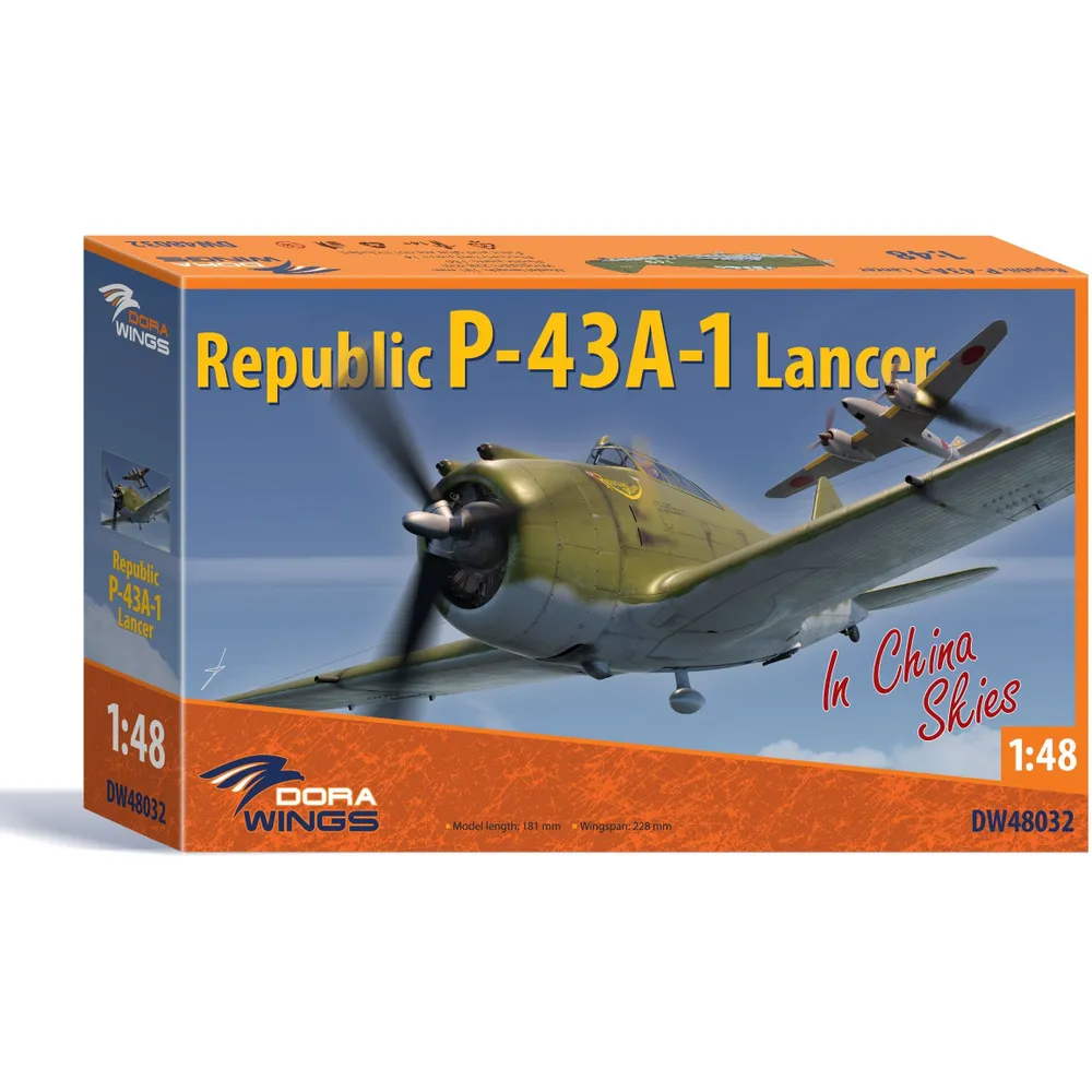 Republic P-43A-1 Lancer 1/48 #DW48032 by Dora Wings