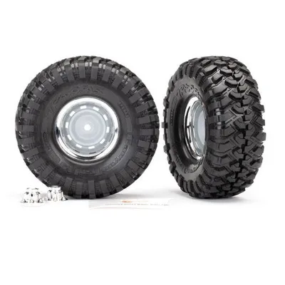 TRA8166 Tires and wheels, 1.9' chrome wheels, Canyon Trail