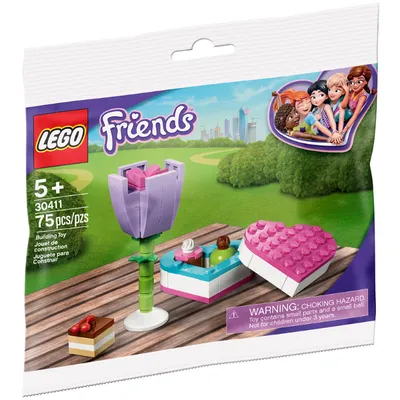 Lego Friends: Chocolate Box & Flower Polybag 30411