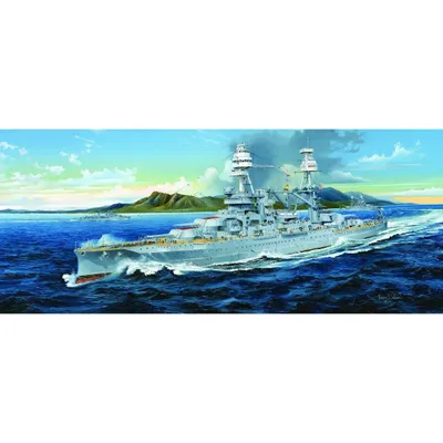 USS Arizona BB-39 1941 1/200 Model Ship Kit #3701 by Trumpeter