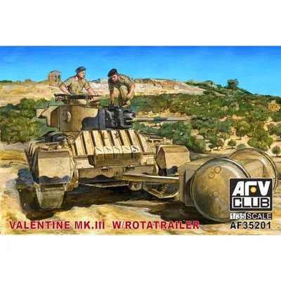 Valentine Mk.III with Rotatrailer 1/35 #35201 by AFV Club
