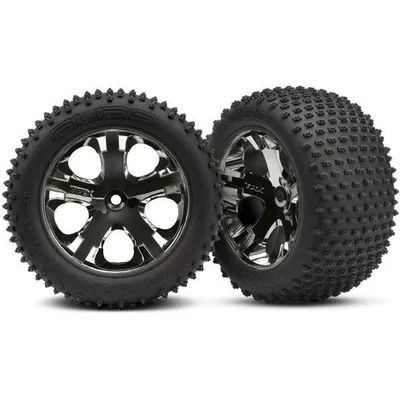 TRA3770A Traxxas Tires & wheels, assembled, glued (2.8')