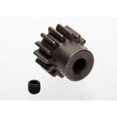 TRA6488X Steel Mod 1.0 Pinion Gear w/5mm Bore (14T) (compatible with steel spur gears)