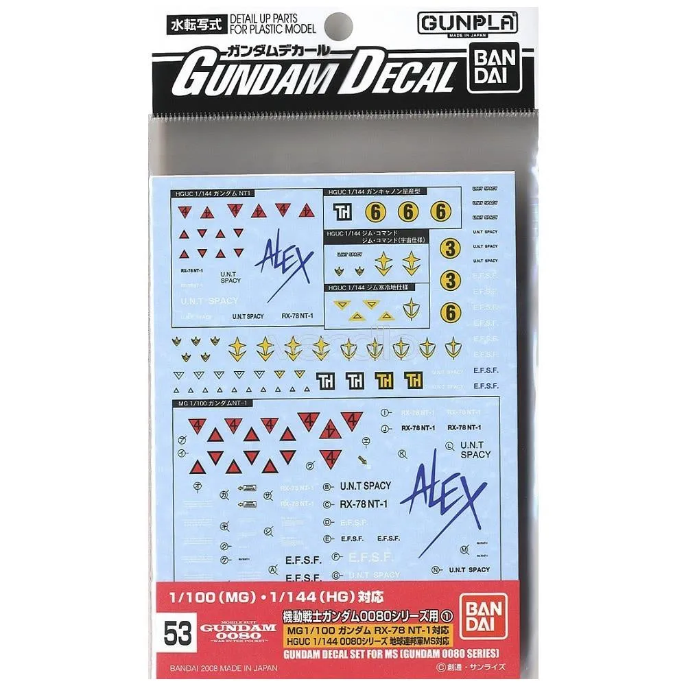 Gundam Decal