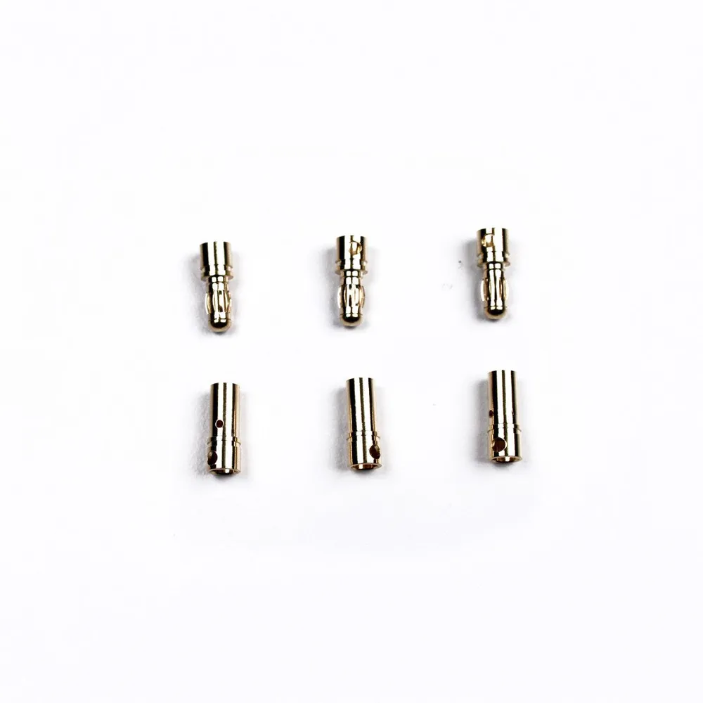 Micro Bullet Plug 3.5mm for 14awg wire (3 Sets)