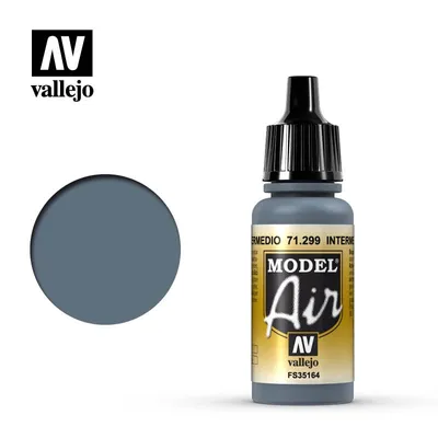 Vallejo Model Air 71.299 Intermediate Blue 17mL