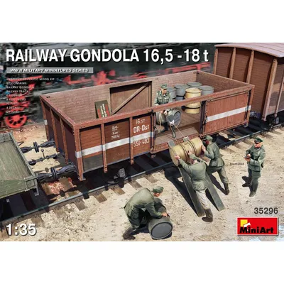 Railway Gondola 16,5-18t 1/35 by Miniart
