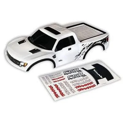 TRA5815X Traxxas Body, Ford Raptor, white (painted, decals applied)