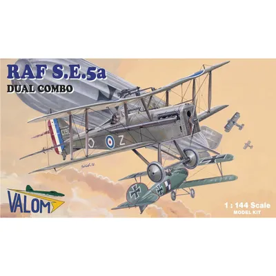 RAF S.E.5a Dual Combo 1/144 #14404 by Valom
