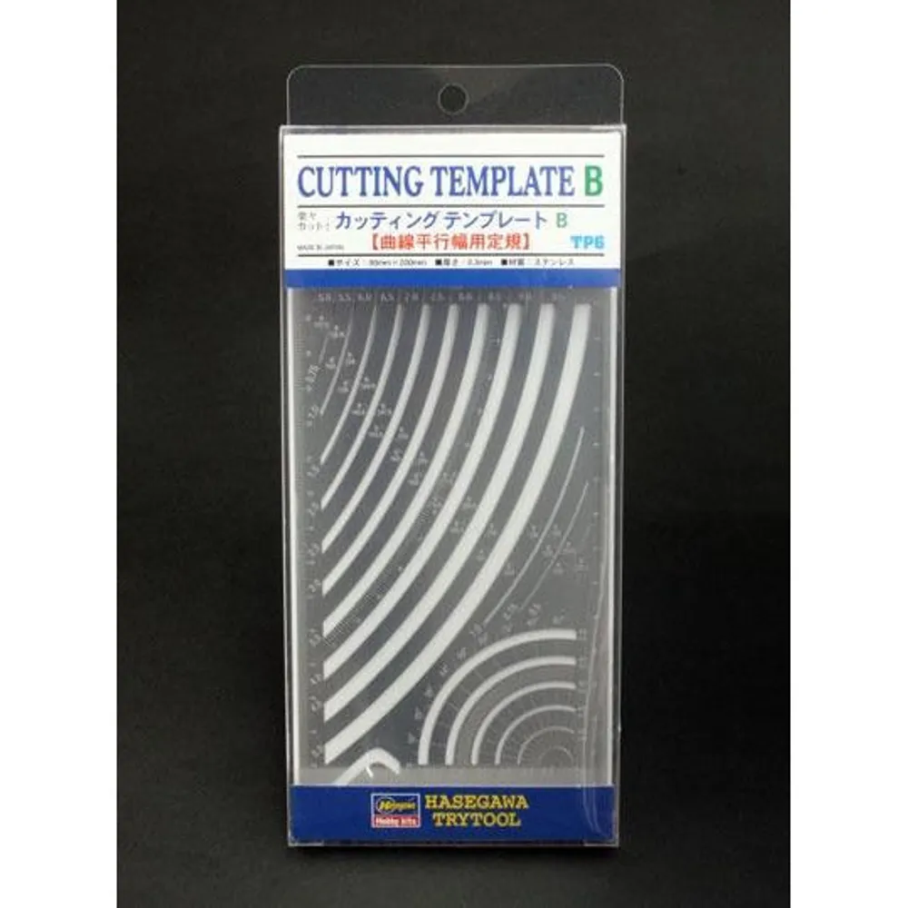 Hasegawa Trytool Cutting Template B #71106