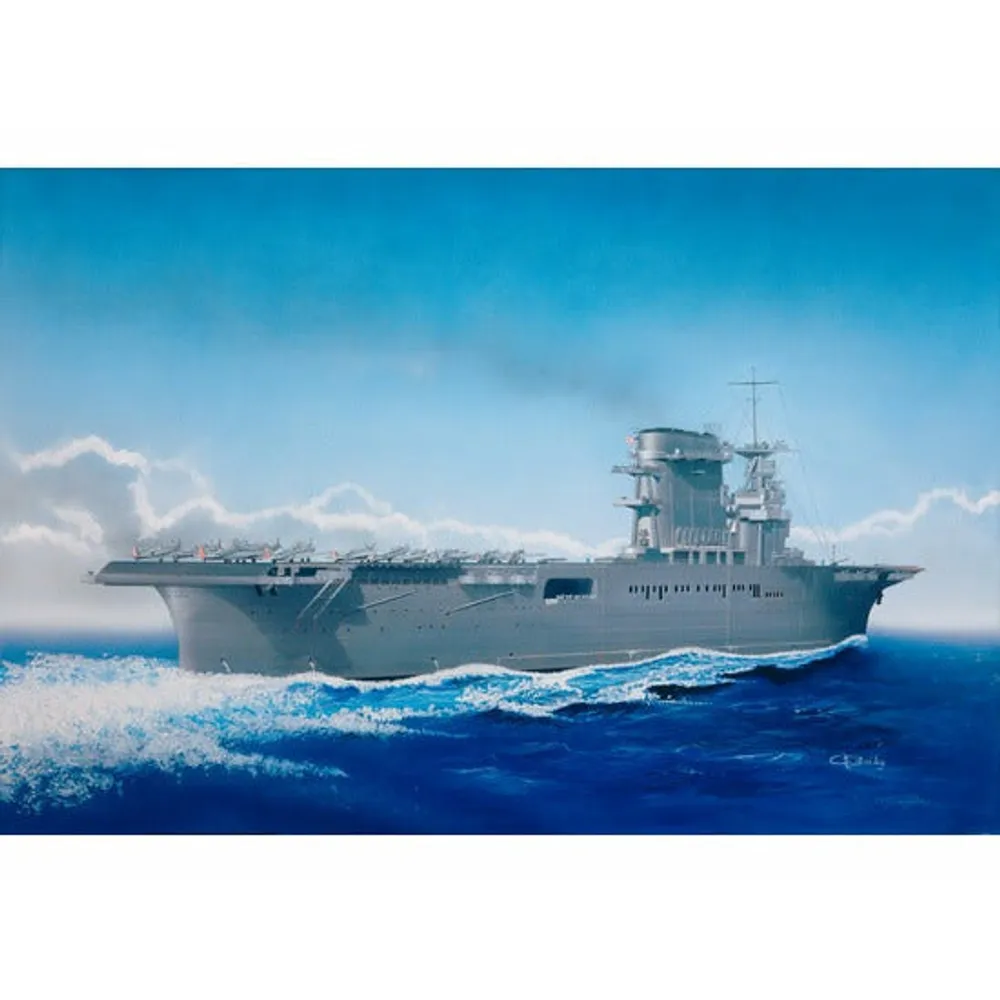 USS Lexington CV-2 05/1942 1/700 Model Ship Kit #5716 by Trumpeter