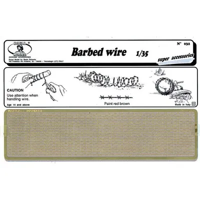 Brass barbed Wire (Photo Etch) 1/35 by Royal Model