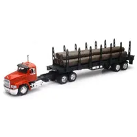 1/32 Mack CH w/Log Hauler Trailer (Die Cast)