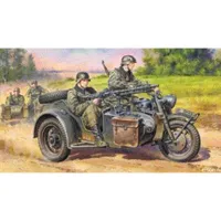 German Motorcycle & Sidcar 1/48 #32578 by Tamiya