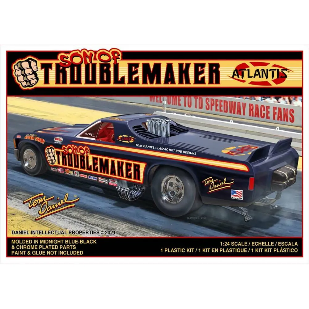 Son of Troublemaker Chevy El Camino Funny Car 1/25 by Atlantis