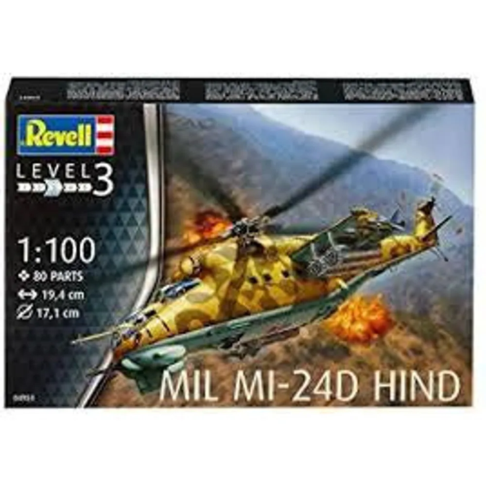 Mil Mi-24D Hind 1/100 by Revell