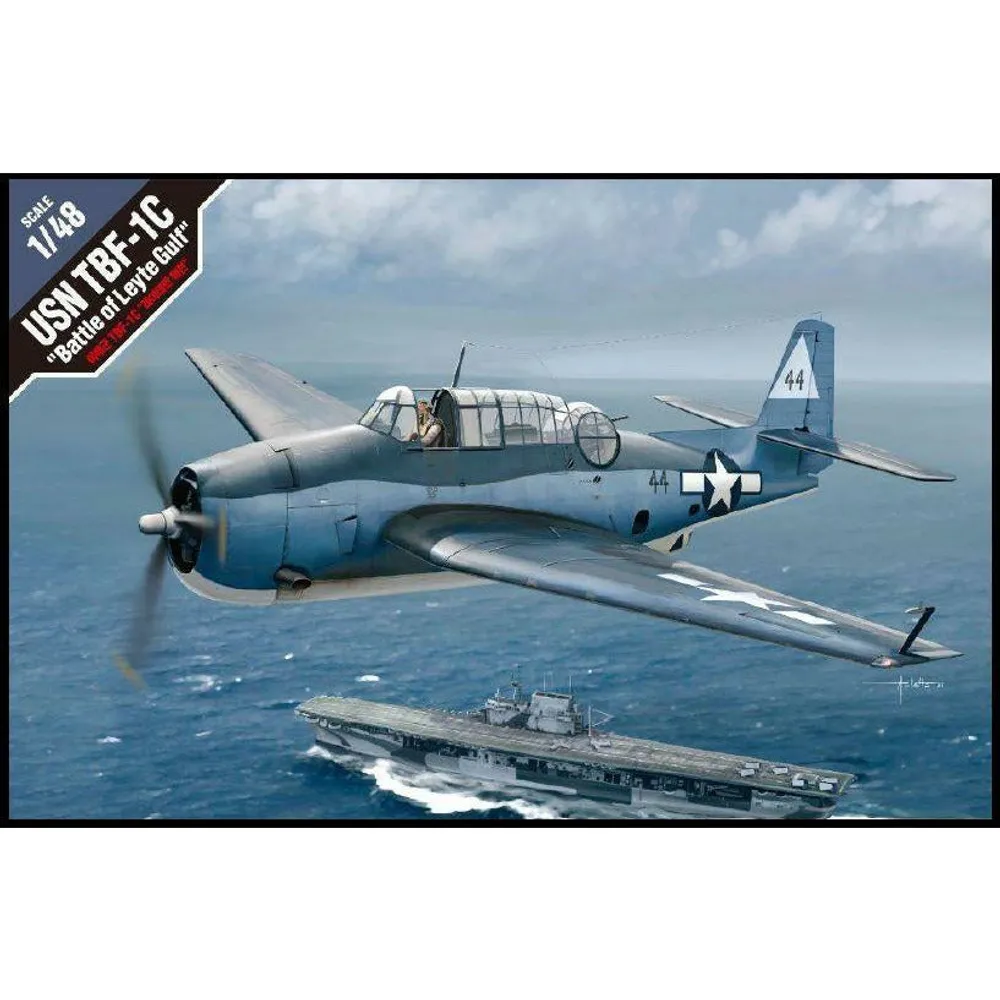 USN TBF-1C "Battle of Leyte Gulf" 1/48 #12340 by Academy