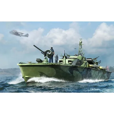 US Navy Elco 80' Motor Patrol Torpedo Boat Late Type 1/48 Model Ship Kit #64801 by I Love Kit