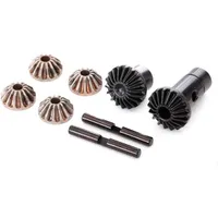 TRA8282 Traxxas Gear set, differential (output gears (2), spider gears (4), spider gear shaft (2))