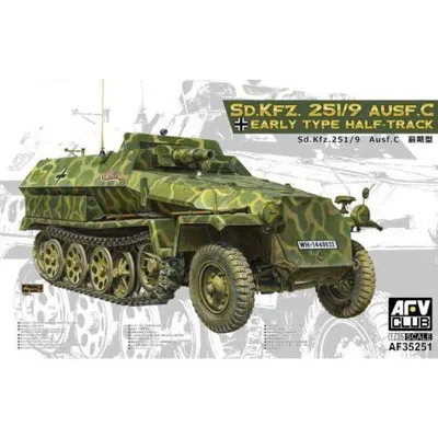 Sd.Kfz.251/19 Ausf.C Half-Track Early Type 1/35 by AFV Club