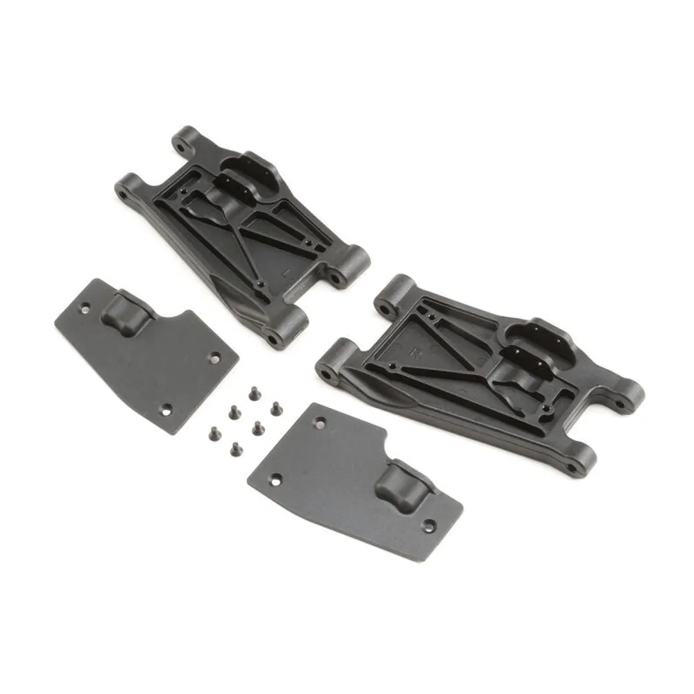 Front Lower Suspension Arms (L/R): Super Rock Rey LOS254057