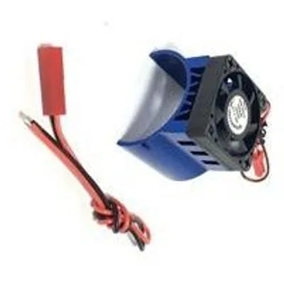 APS91146BV3 Aluminum Motor Heatsink with Super22 Cooling Fan for 540 Motors (Blue)