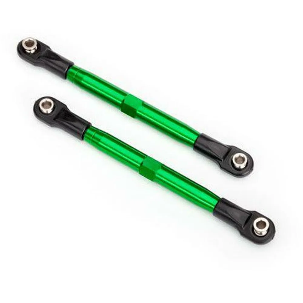 TRA6742G Toe Links 87mm, Front/Rear - Green Aluminum