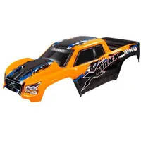 Traxxas Body, X-Maxx, orange (painted, decals applied) (assembled with front & rear body mounts, rear body support, and tailgate protector) TRA7811