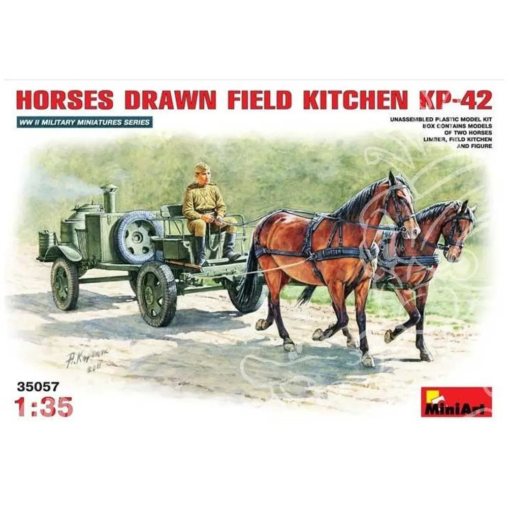 Horses Drawn Field Kitchen KP-42 1/35 #35057 by MiniArt