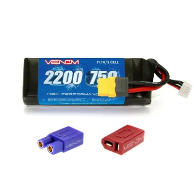 Venom Marine 2200mAh 3S 11.1V 75C LiPo XT60 Plug Soft Case