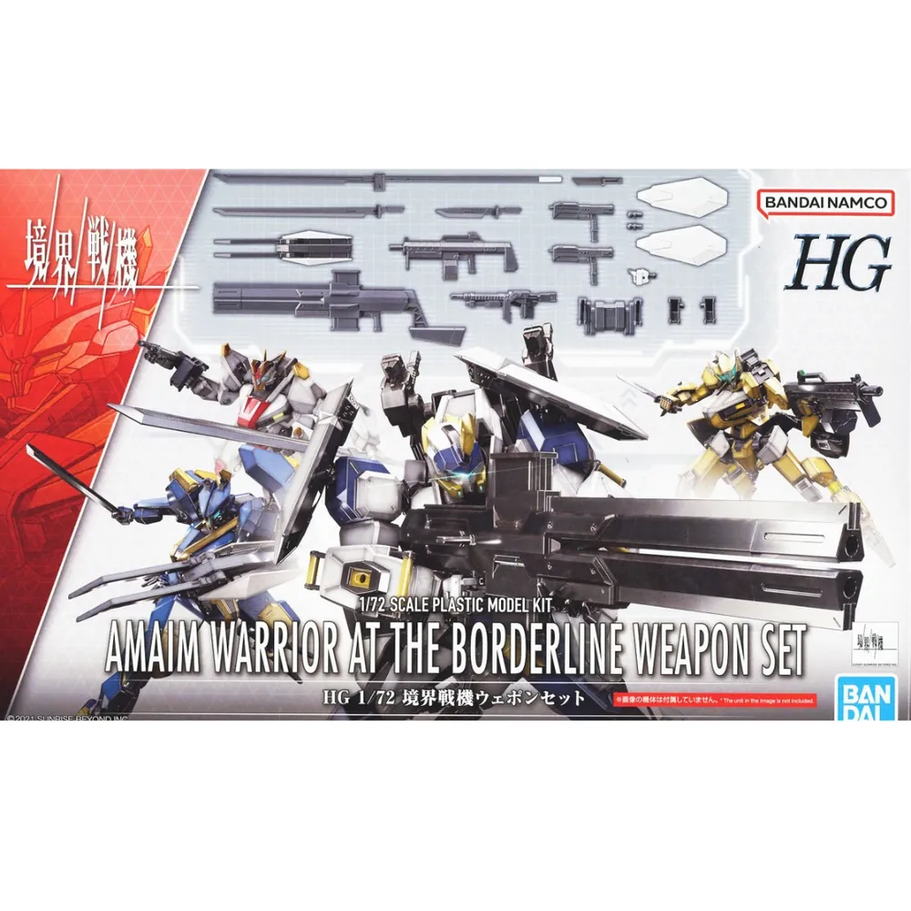 HG 1/72 AMAIM Warrior at the Borderline Weapon Set #5063798 from Kyoukai Senki AMAIM on the Borderline by Bandai