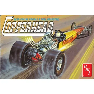 Copperhead Rear-Engine Dragster 1/25 Model Car Kit #1282/12 by AMT