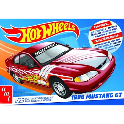 Hot Wheels 1996 Ford Mustang GT (Snap) 2T 1/25 #1298 by AMT