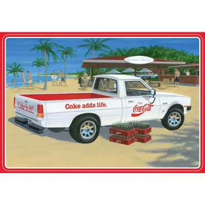 1982 Dodge Ram D-50 Pickup Coke 1/25 Model Car Kit #1306 by AMT