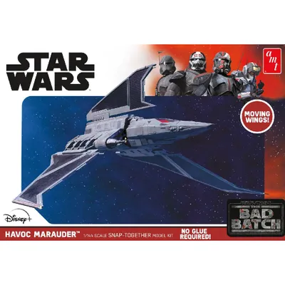 The Bad Batch Havoc Marauder 1/144 Star Wars Vehicle Model Kit #1348 by AMT