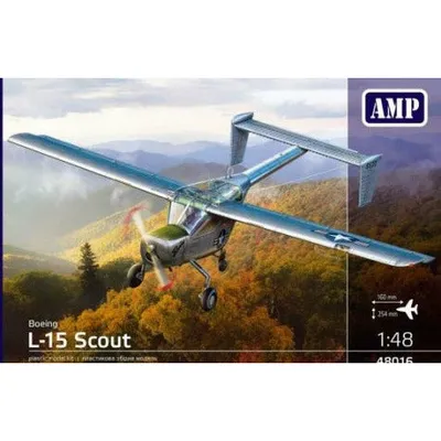 L15 Scout Liaison Aircraft 1/48 #48016 by AMP