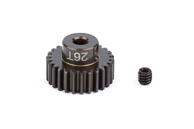 Team Associated Factory Team Aluminum 48P Pinion Gear (3.17mm Bore) (26T) ASC1344