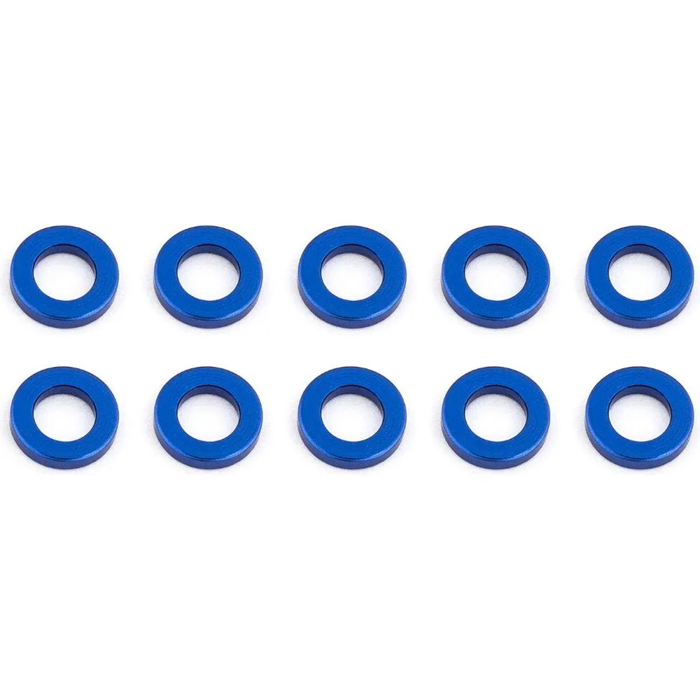 Team Associated 5.5x1.0mm Blue Aluminum Ballstud Washers ASC31382