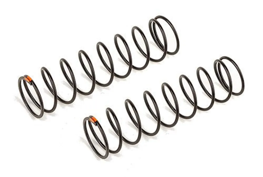 Team Associated RC8T4 Rear V2 Shock Spring Set (Orange - 4.9lb/in) - ASC81238