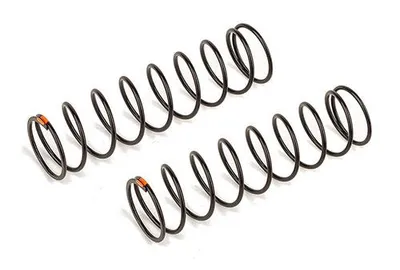 Team Associated RC8T4 Rear V2 Shock Spring Set (Orange - 4.9lb/in) - ASC81238