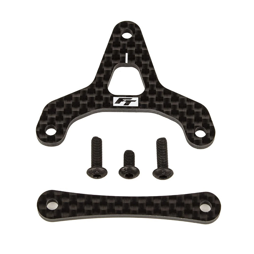 Team Associated RC10B74.2 Factory Team Carbon Top Plate Kit - ASC92321