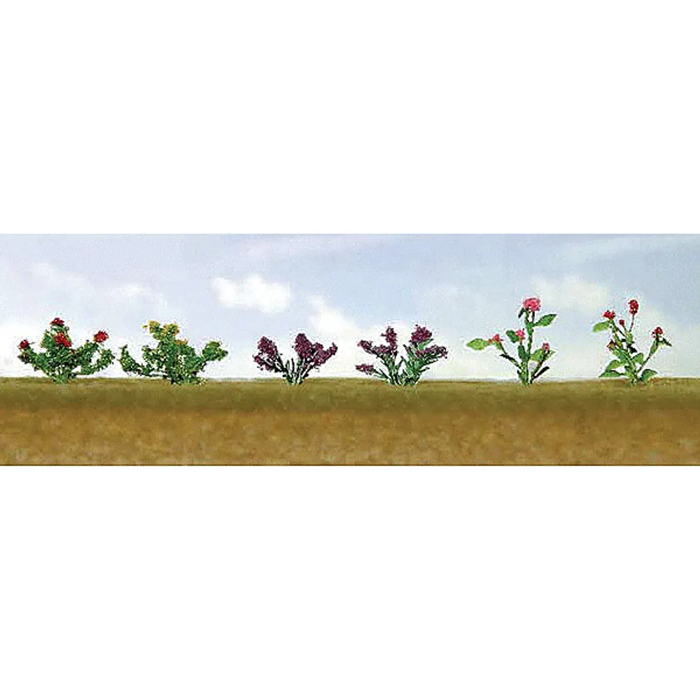 JTT Scenery Products Assorted Flower Plants: Set #1 (12pc) #95557