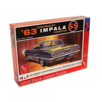 AMT 1963 Chevy Impala Hardtop Jigsaw Puzzle (1000pc)