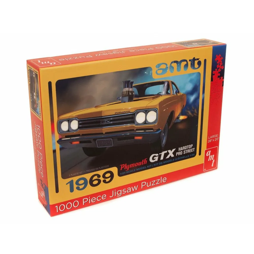 AMT 1969 Plymouth GTX Hardtop PS Jigsaw Puzzle (1000pc)