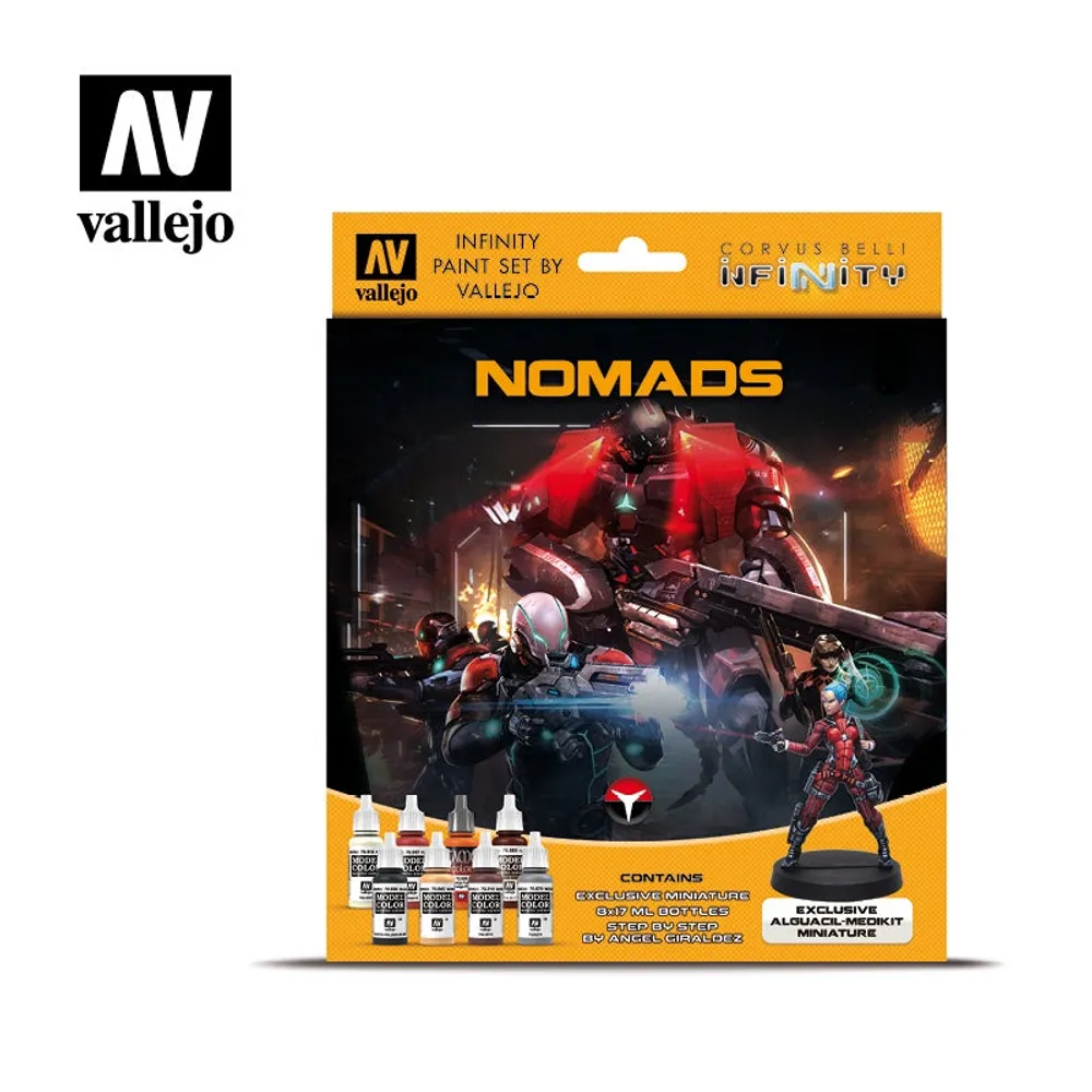 VAL70233 Infinity Nomads Miniature Paint Set