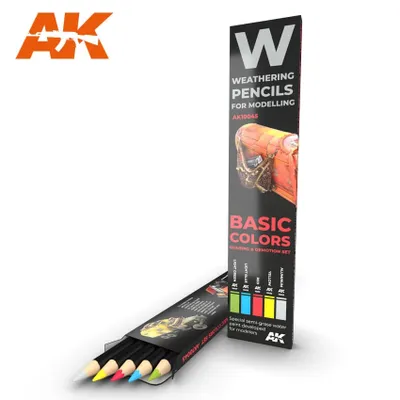 AK-10045 Watercolor Pencil Set - Basic Colors