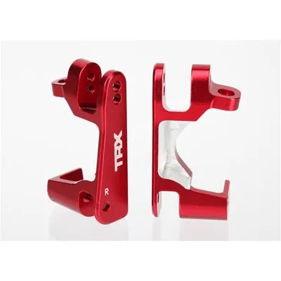 Traxxas Aluminum Caster Block Set (2) (Red) TRA6832R