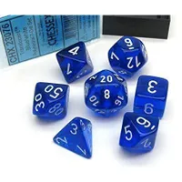 Chessex Borealis 7-Die Set Blue/White CHX27426